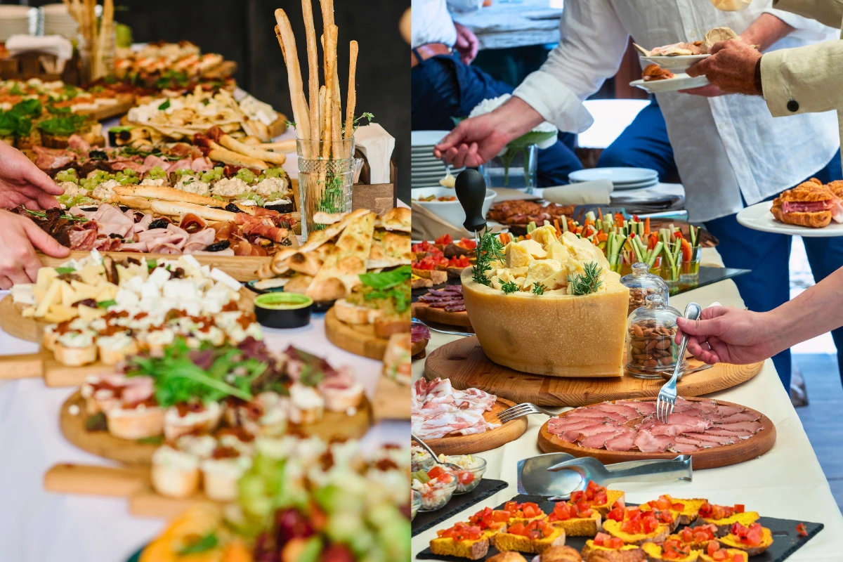 diferencia-buffet-estación-comida